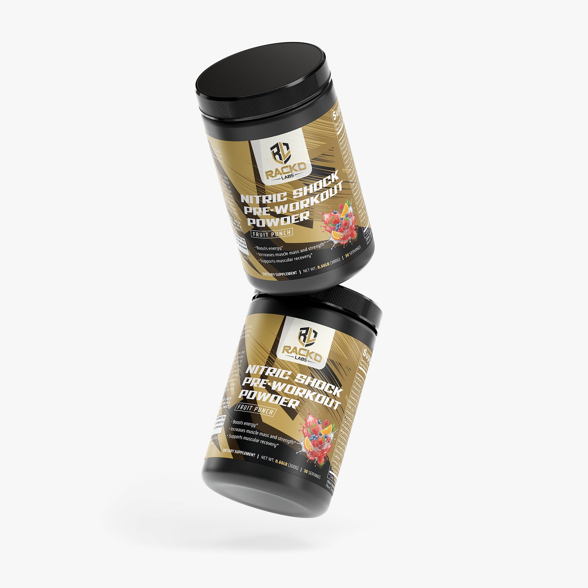Nitric Shock Pre-Workout Powder (Fruit Punch)