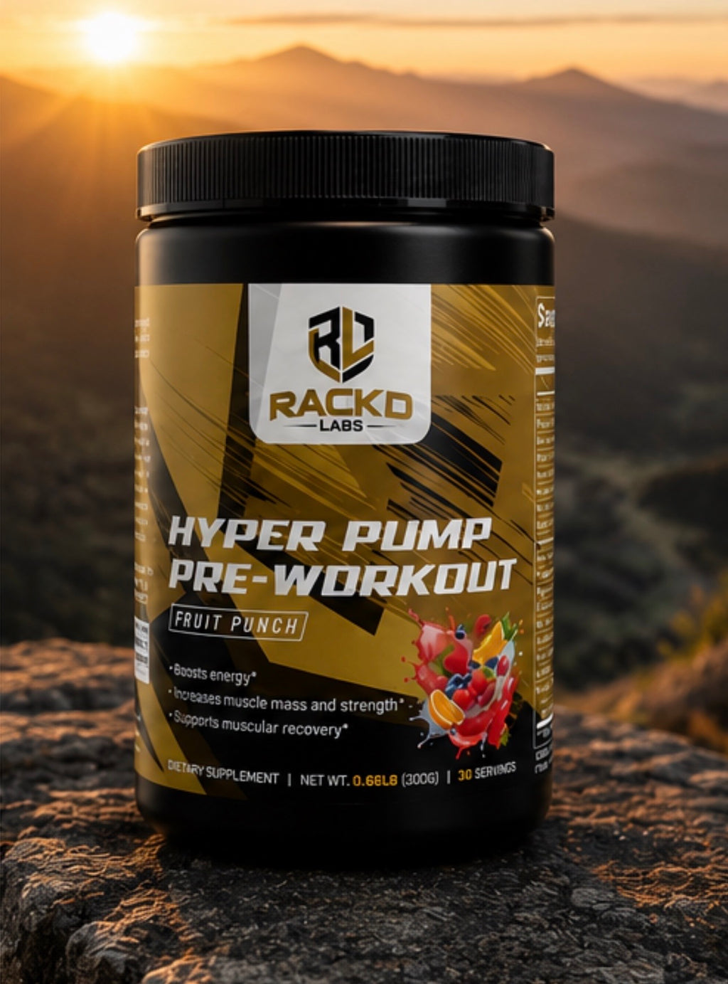 Hyper Pump Pre-Workout (Fruit Punch)