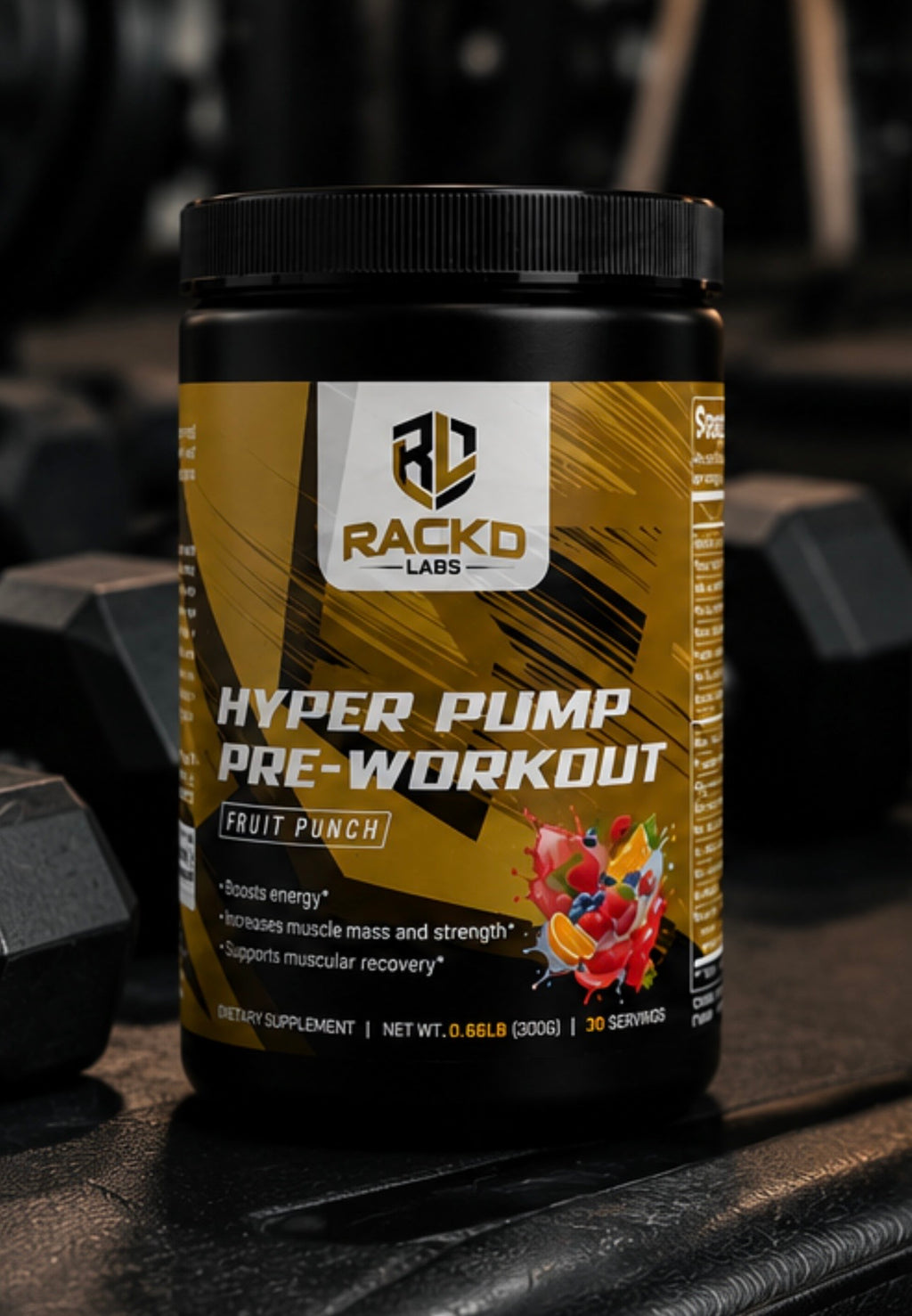 Hyper Pump Pre-Workout (Fruit Punch)